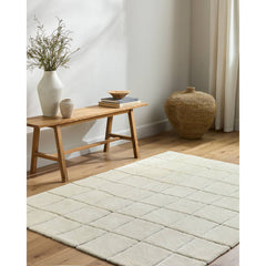 Jeannie Global Ivory Washable Area Rug