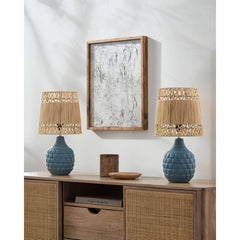 Natika Modern Gray Table Lamp