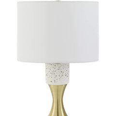 Monty Rustic White Table Lamp