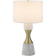 Monty Rustic White Table Lamp