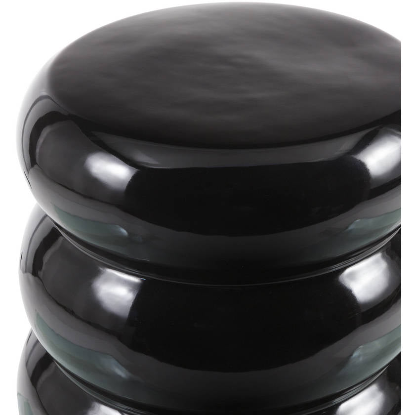 Damin Black/Charcoal Garden Stool