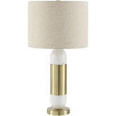 Monte Modern Metallic - Nickel Table Lamp