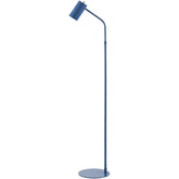 Zakery Rustic Blue Floor Lamp