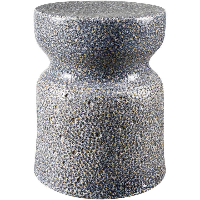 Buchans Blue/Cream Garden Stool