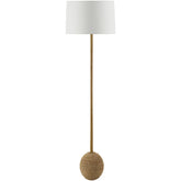Shondell Rustic Brown Floor Lamp
