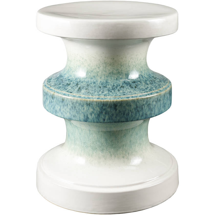 Ranaldo Teal Garden Stool