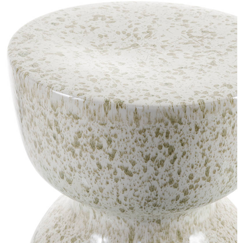 Marisel Cream Garden Stool