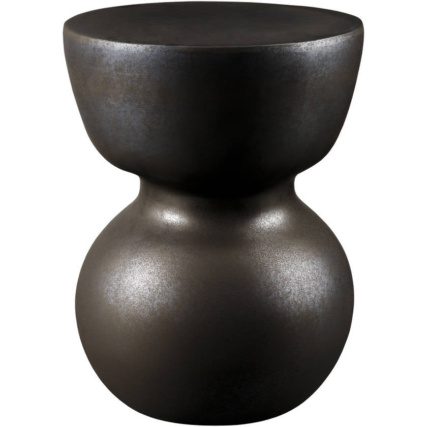 Marisel Charcoal Garden Stool