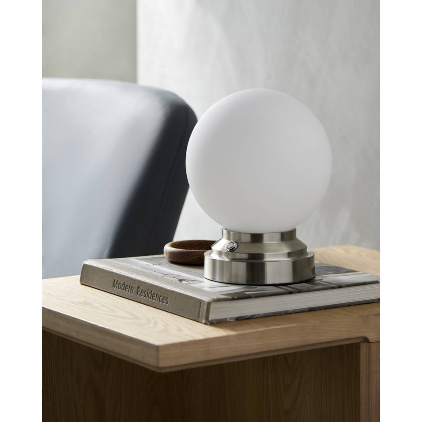 Edmonton Rustic Metallic - Nickel Table Lamp