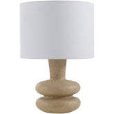 Aubrea Rustic Beige Table Lamp