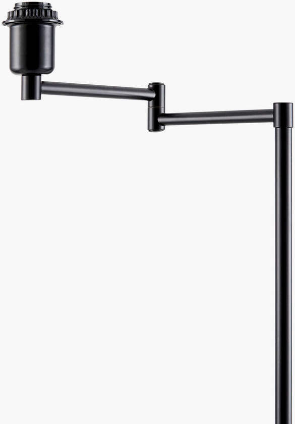 Gerren Rustic Black Floor Lamp