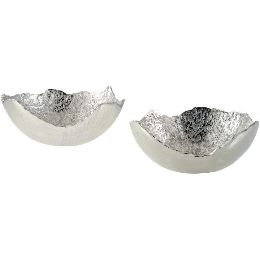 Deon Metallic - Silver Decorative Bowl