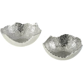 Deon Metallic - Silver Decorative Bowl