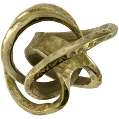 Shadia Metallic - Brass Decorative Sculpture