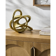 Shadia Metallic - Brass Decorative Sculpture