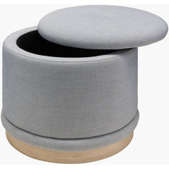 Rossi Gray/Brown Ottoman