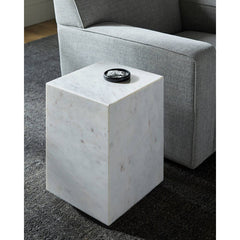Jenne White End Table