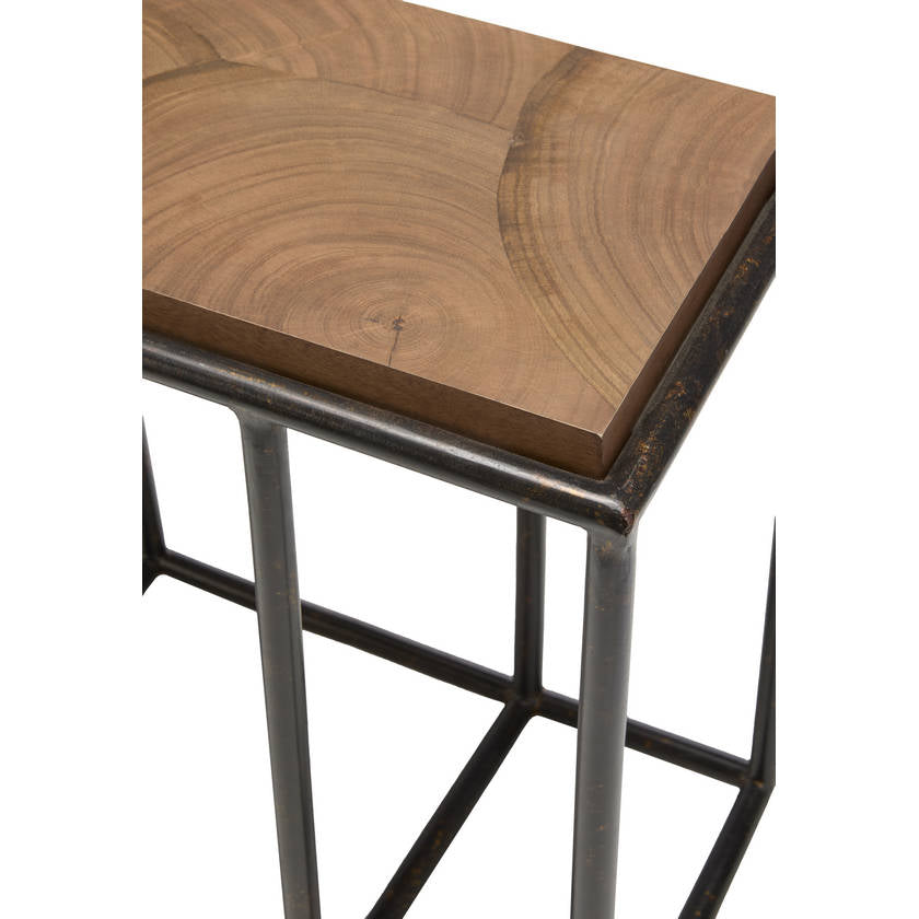 Audry Brown/Black End Table