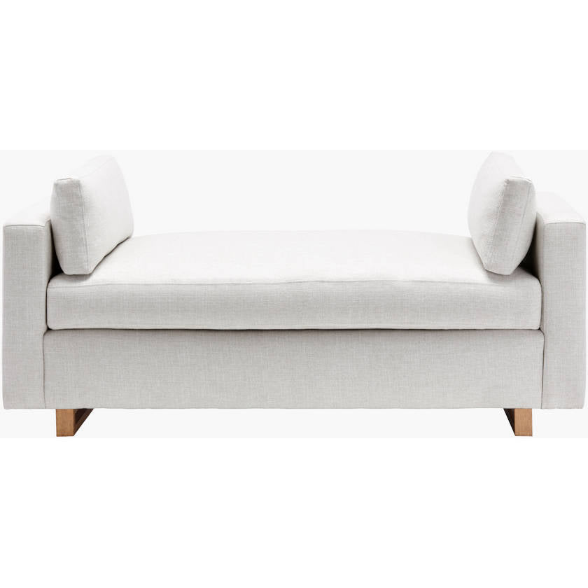 Marcella White/Brown Bench