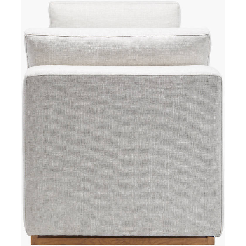 Marcella White/Brown Bench