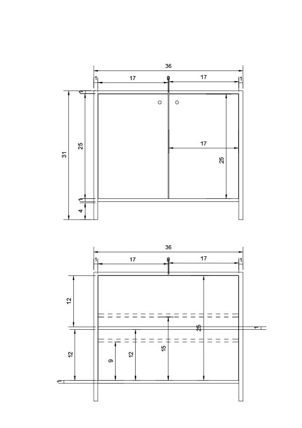 Lyra Brown Cabinet