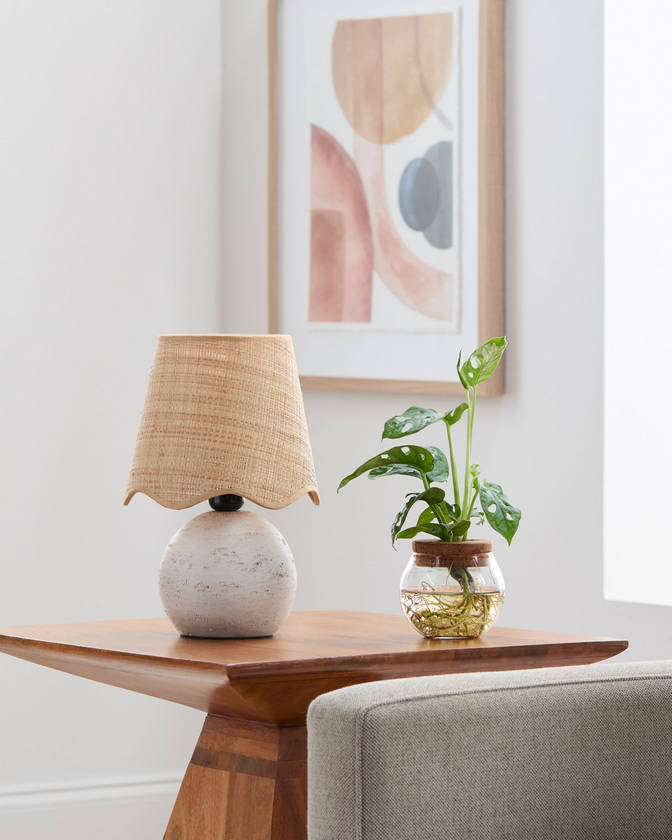 Keaira Traditional White Table Lamp