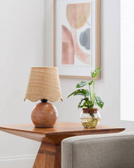 Keaira Traditional Red Table Lamp