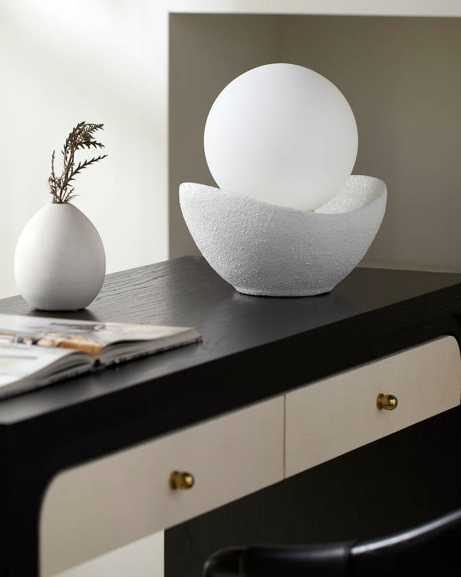 Ashten Traditional White Table Lamp