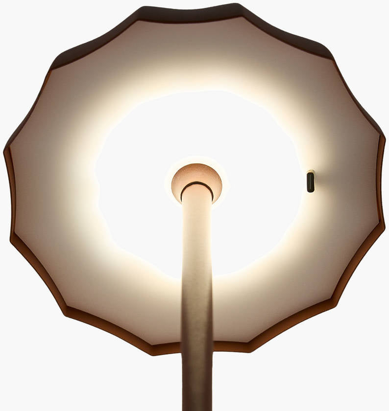Fady Traditional Orange Table Lamp