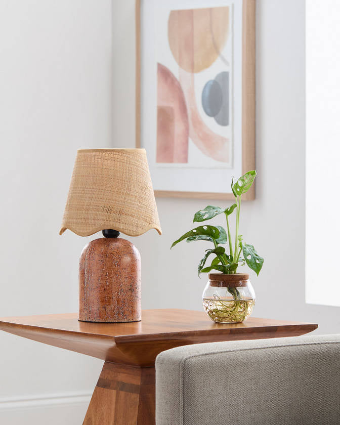 Ira Traditional Red Table Lamp