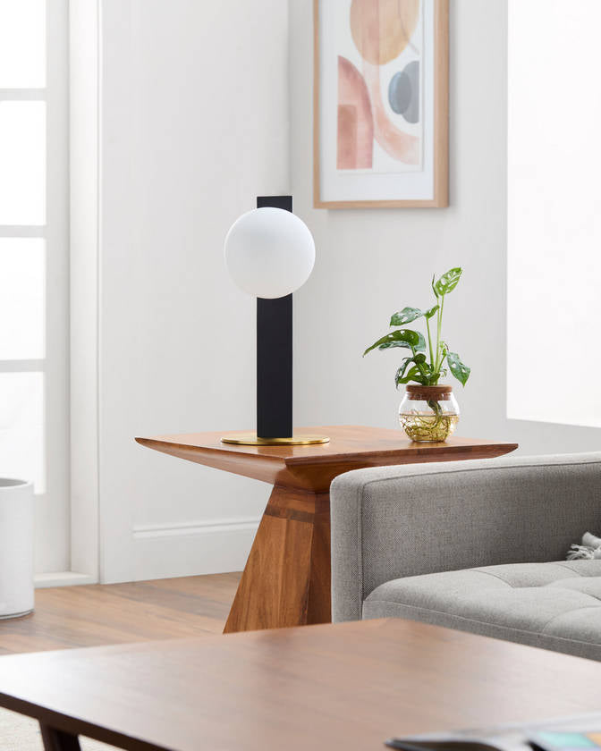 Raeanne Modern Black Table Lamp