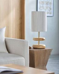 Frantz Traditional Brown Table Lamp