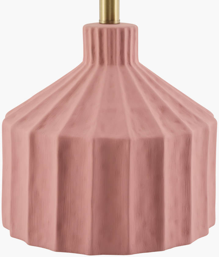 Malky Traditional Pink Table Lamp