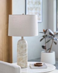 Meir Traditional Khaki Table Lamp