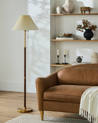 Tabetha Traditional Brown Floor Lamp