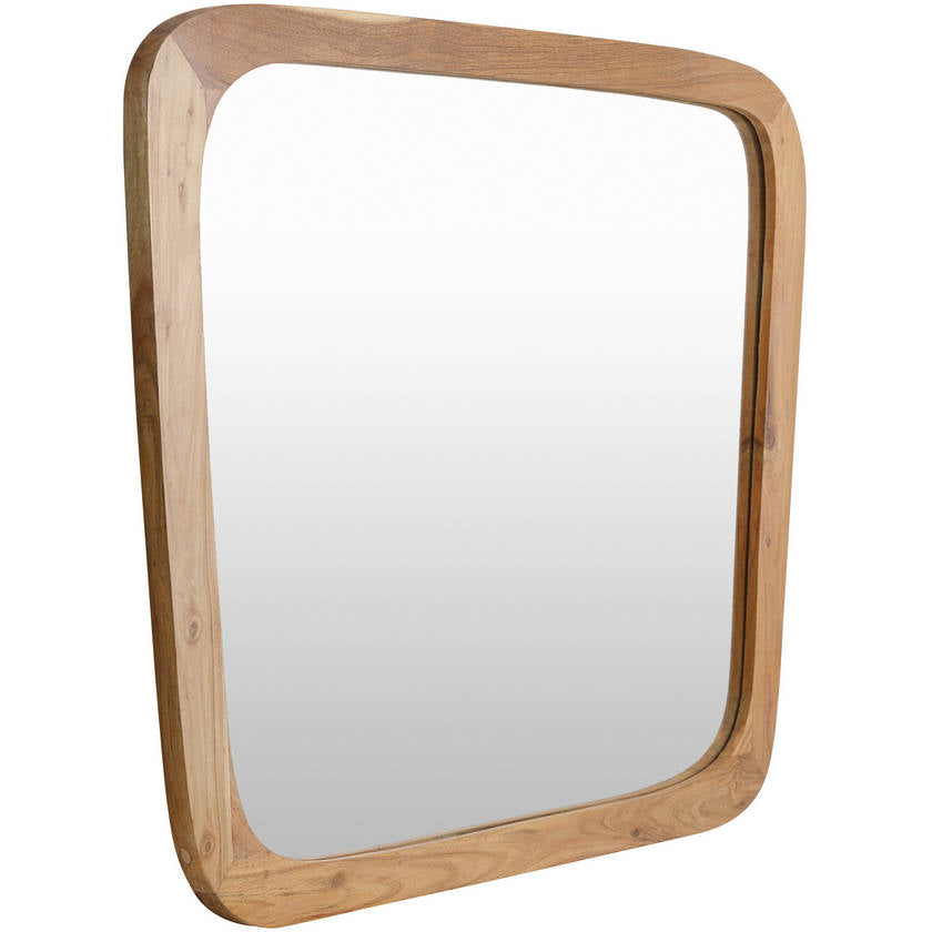 Bevan Modern Brown Wall Mirror