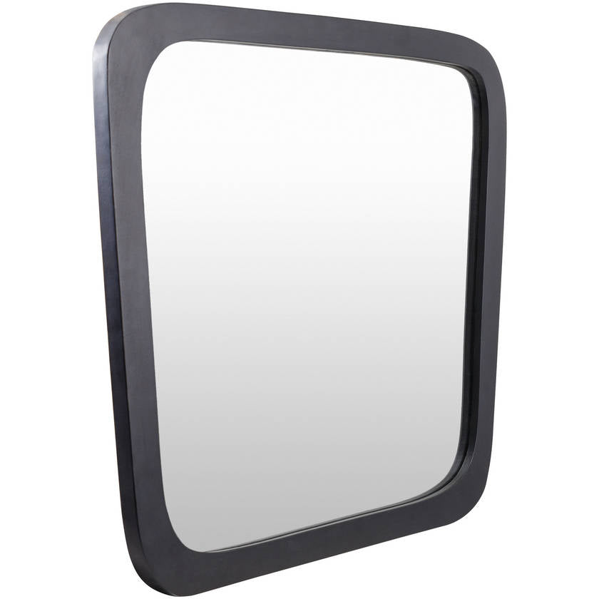 Bevan Modern Black Wall Mirror