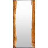 Roshundra Traditional Dark Brown Wall Mirror
