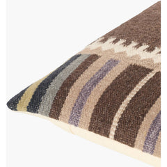 Vena Dark Brown Pillow Cover