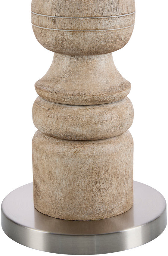 Yaser Traditional Brown Floor Lamp