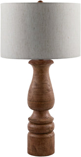 Tye Traditional Dark Brown Table Lamp