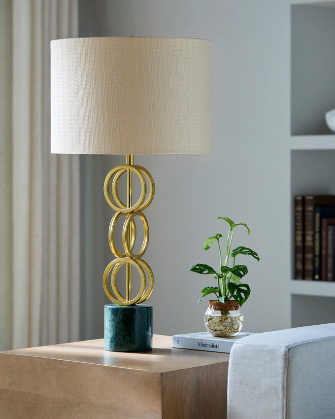 Koplik Modern Gray Table Lamp
