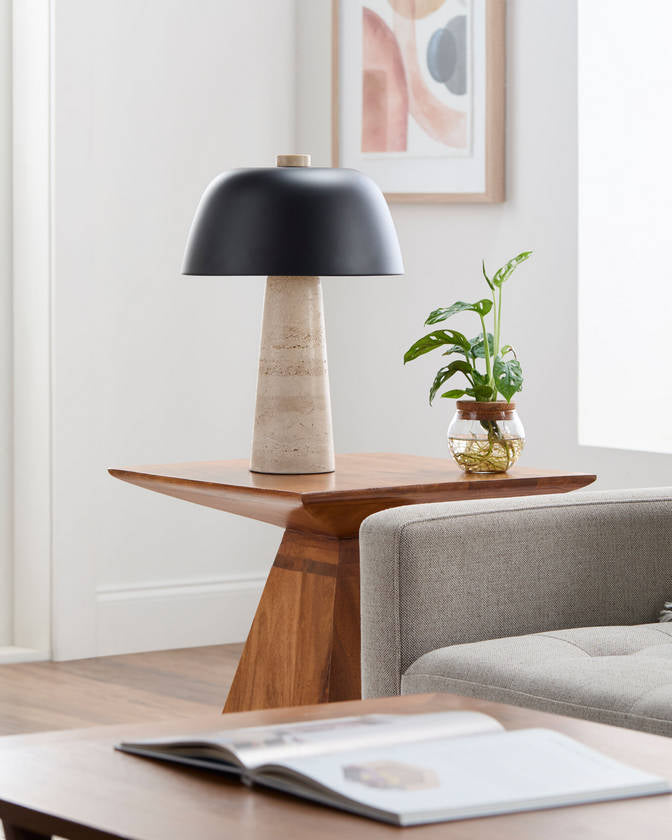Jaymar Modern Beige/Black Table Lamp