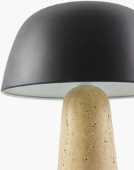Lekeisha Modern Black/Beige Table Lamp