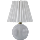 Trudie Modern White Table Lamp