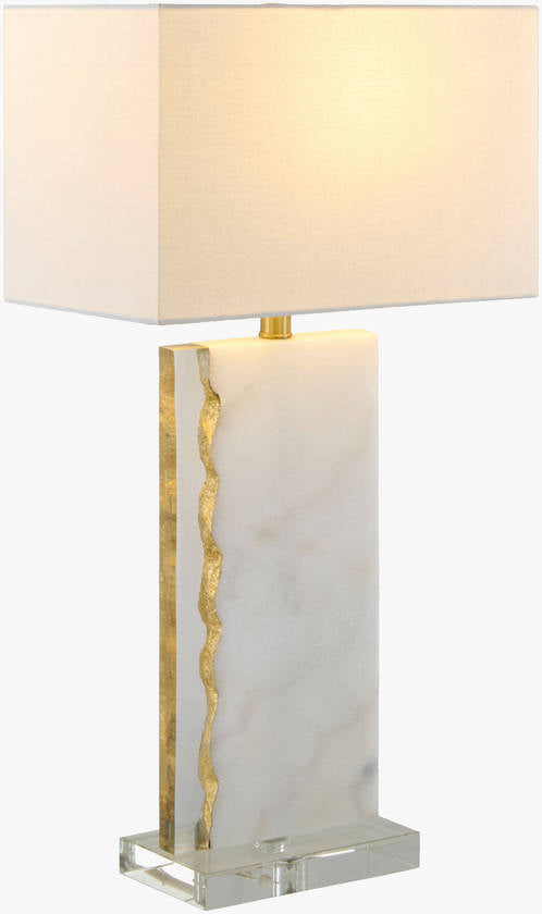 Tyrel Rustic White Table Lamp