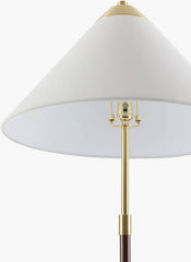 Rica Modern Brown/Gold Floor Lamp