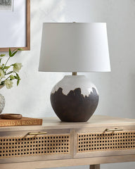 Indria Global Brown Table Lamp