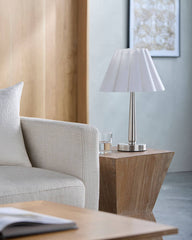 Rocio Modern Metallic - Nickel Table Lamp