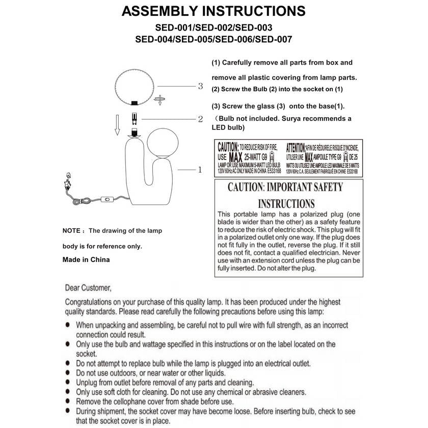 Bartley Cottage White Table Lamp